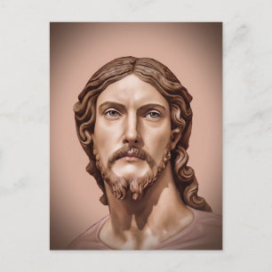 Postal BUSTO DE CRISTO EL SALVADOR por MICHELANGELO 2026