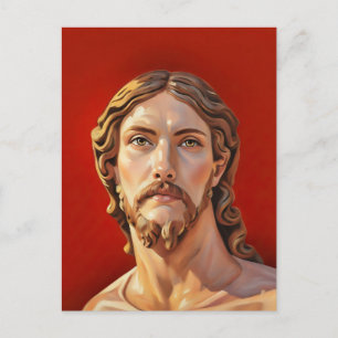 Postal BUSTO DE CRISTO EL SALVADOR por MICHELANGELO 2026