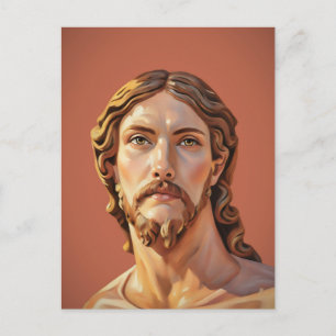 Postal BUSTO DE CRISTO EL SALVADOR por MICHELANGELO 2026