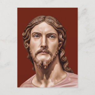 Postal BUSTO DE CRISTO EL SALVADOR por MICHELANGELO 2026