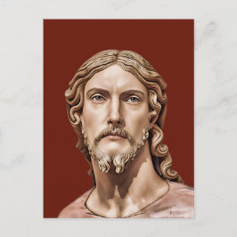 Postal BUSTO DE CRISTO EL SALVADOR por MICHELANGELO 2026
