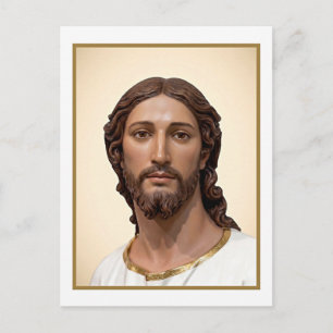 Postal BUSTO DE CRISTO EL SALVADOR por MICHELANGELO 2026