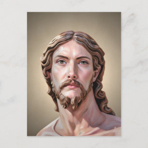 Postal BUSTO DE CRISTO EL SALVADOR por MICHELANGELO 2026