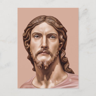Postal BUSTO DE CRISTO EL SALVADOR por MICHELANGELO 2026