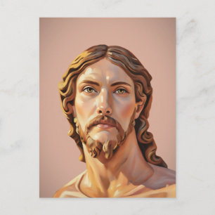 Postal BUSTO DE CRISTO EL SALVADOR por MICHELANGELO 2026