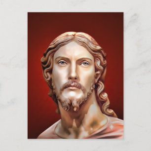 Postal BUSTO DE CRISTO EL SALVADOR por MICHELANGELO 2026