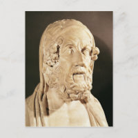Busto de Homero, período helenístico