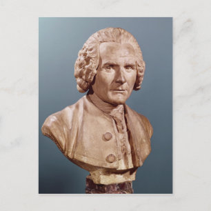 Postal Busto de Jean-Jacques Rousseau