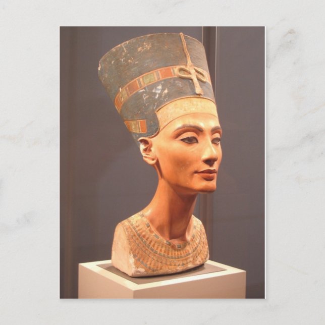Postal Busto de la Reina Nefertiti (Anverso)