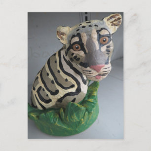 Postal Busto de leopardo