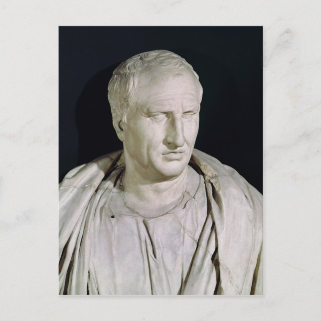 Postal Busto de Marcus Tullius Cicero (Anverso)