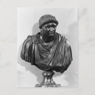 Postal Busto de Nero , copia de un original