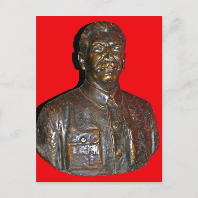 Postal Busto de Stalin (Anverso)