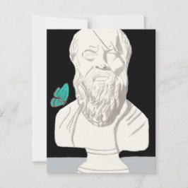 Postal Busto de un Poster filósofo griego