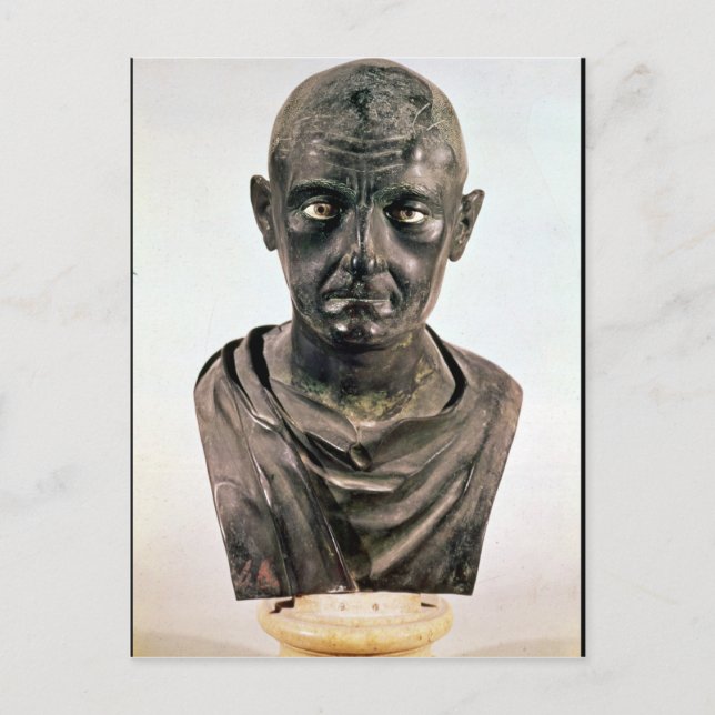 Postal Busto del bíblico Cornelius Scipio 'Africanus' (Anverso)