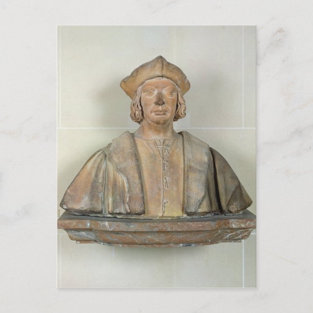 Postal Busto del canciller Antoine Duprat (Anverso)