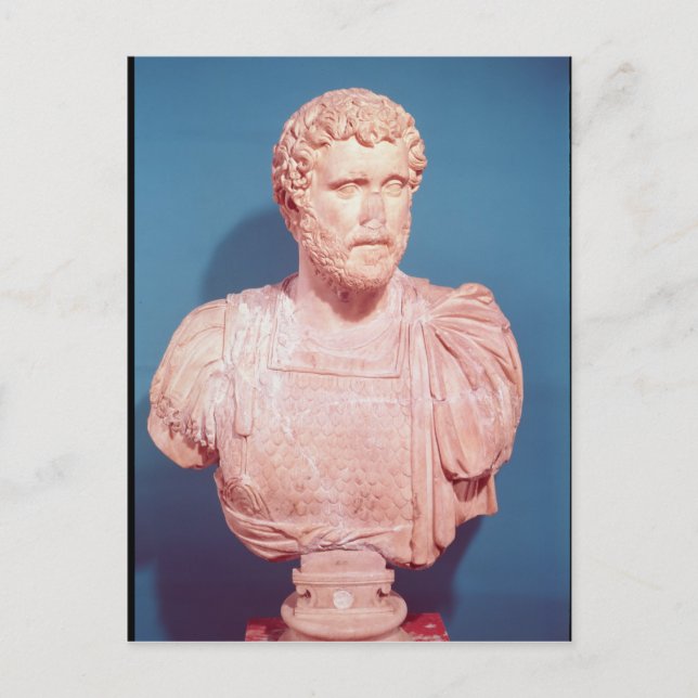 Postal Busto del emperador Antonino Pius (Anverso)