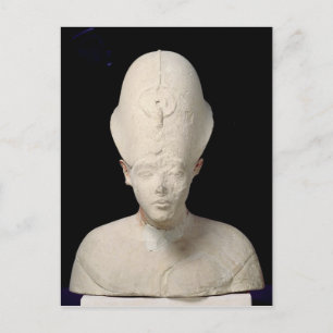 Postal Busto del Rey Amenophis IV de Tell el-Amarna