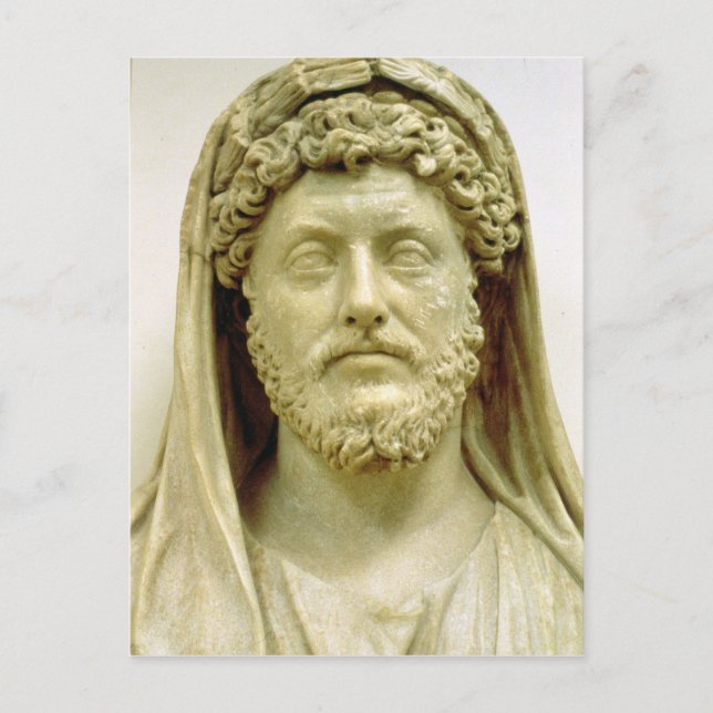 Postal Busto retrato de Marcus Aurelius (Anverso)