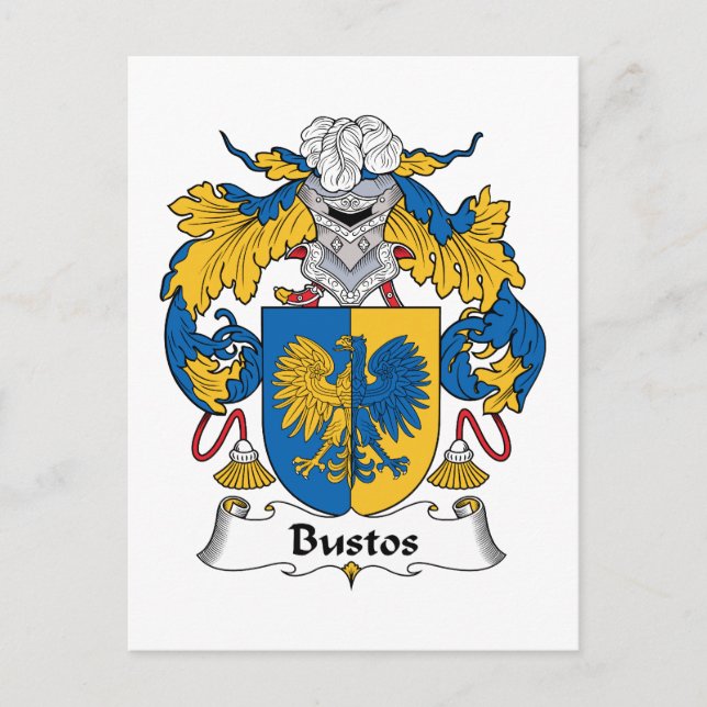 Postal Bustos Family Crest (Anverso)