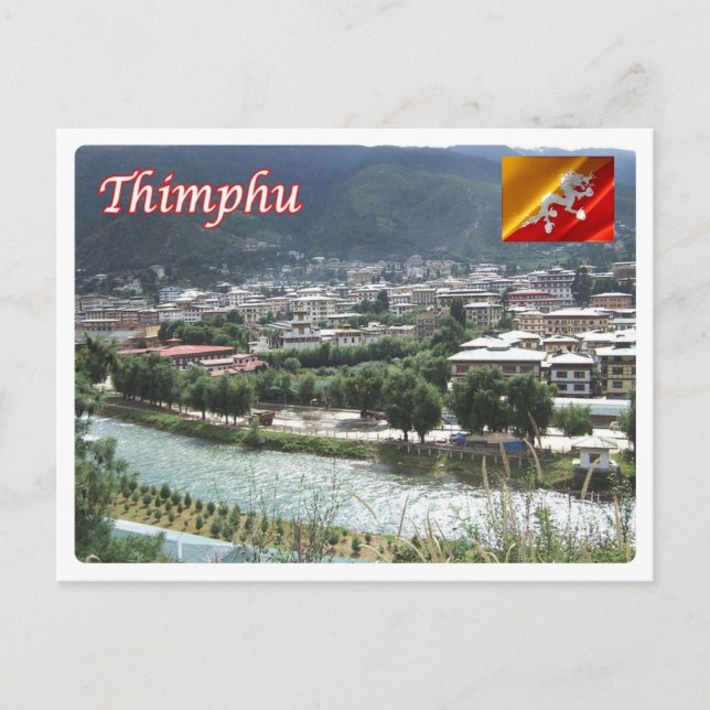 Postal Bután - Thimphu - (Anverso)