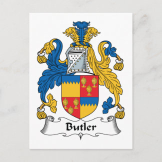 Postal Butler Family Crest