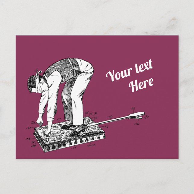 Postal Butt Spanking Machine Patent (Anverso)