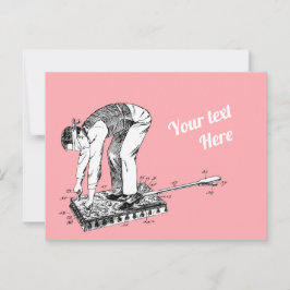 Postal Butt Spanking Machine Patent Postcard