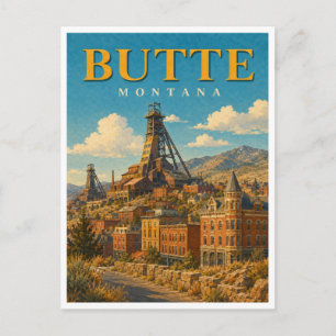 Postal Butte Montana Minas Headframes GeoSaga