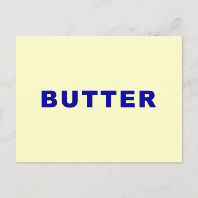 Postal Butter (Anverso)
