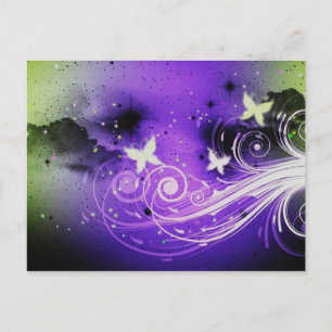 Postal Butterflies Blossom Destiny Zazzle