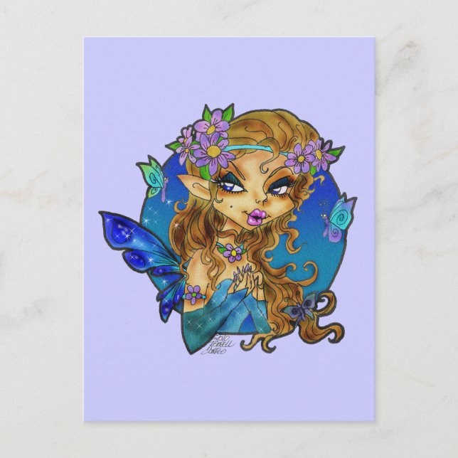 Postal Butterfly Beauty POSTCARD (Anverso)