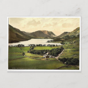 Postal Buttermere and Crummock Water, Lake District, Engl
