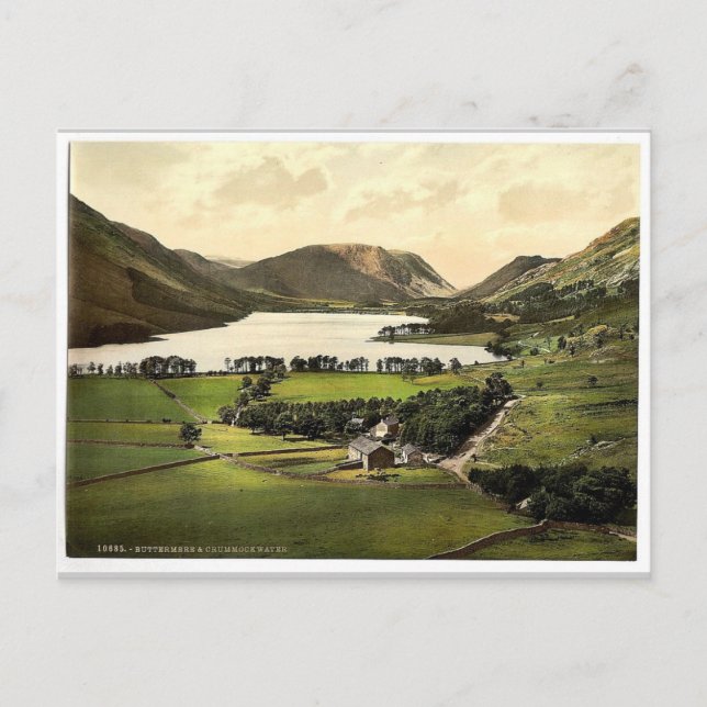 Postal Buttermere and Crummock Water, Lake District, Engl (Anverso)