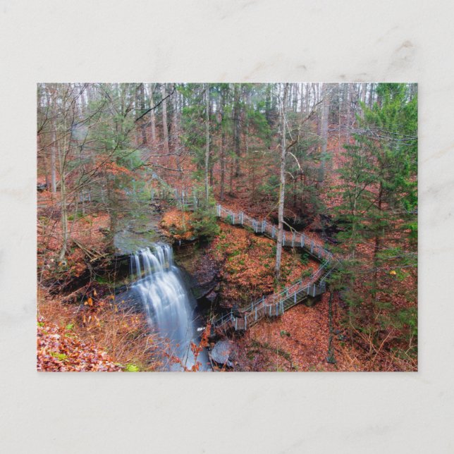 Postal Buttermilk Falls, Indiana County, Pennsylvania (Anverso)