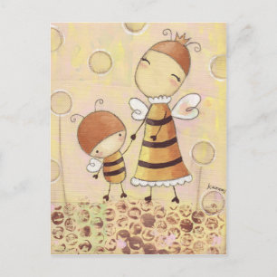Postal Buz-buz y Mama Postcard