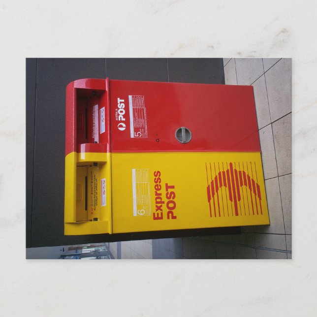 Postal Buzón de correo australiano. (Anverso)
