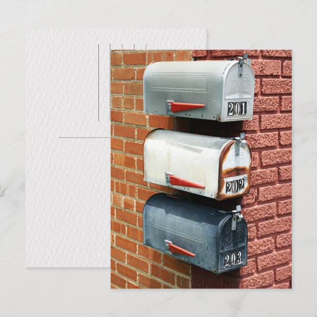 POSTAL BUZÓN DE CORREO BUZÓN POSTCROSSING (Anverso / Reverso)