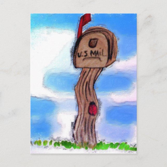 Postal buzón de correo de país (Anverso)