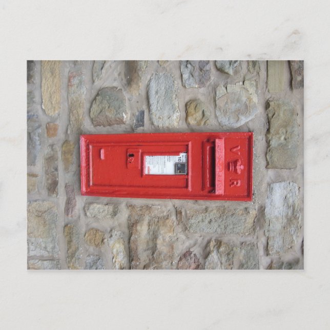 Postal Buzón de correo en inglés (Anverso)