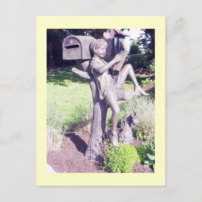 Postal Buzón de correo feliz (Anverso)