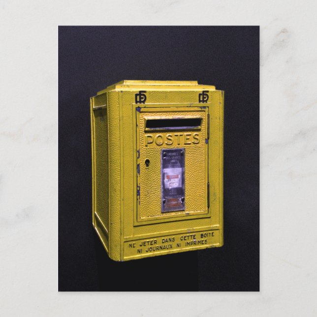 Postal Buzón de correo francés (Anverso)