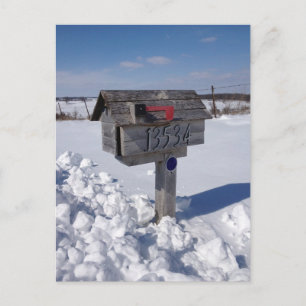 Postal Buzón del invierno