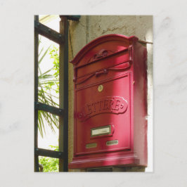 Postal Buzón rojo