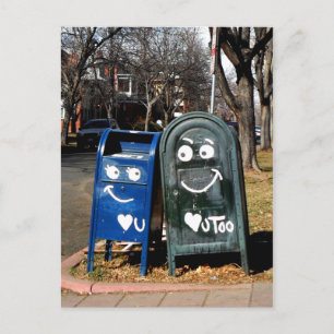 Postal Buzones de correo de amor : te quiero