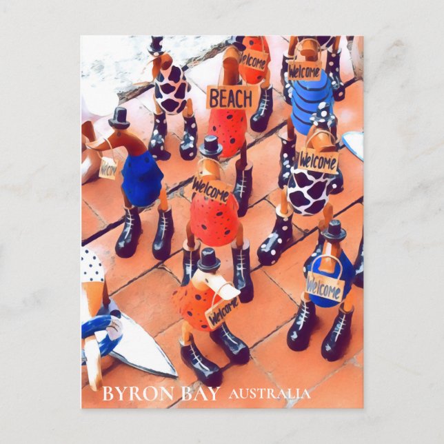 Postal Byron Bay extravagante ciudad NSW Australia (Anverso)