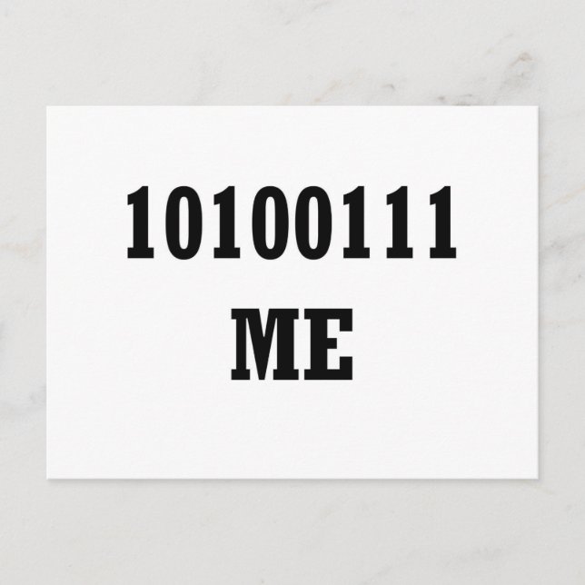 Postal Byte me (Anverso)