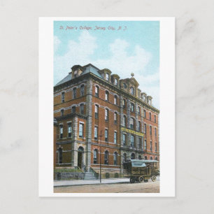 Postal c1910 St Peter's College, Jersey City, Nueva Jerse
