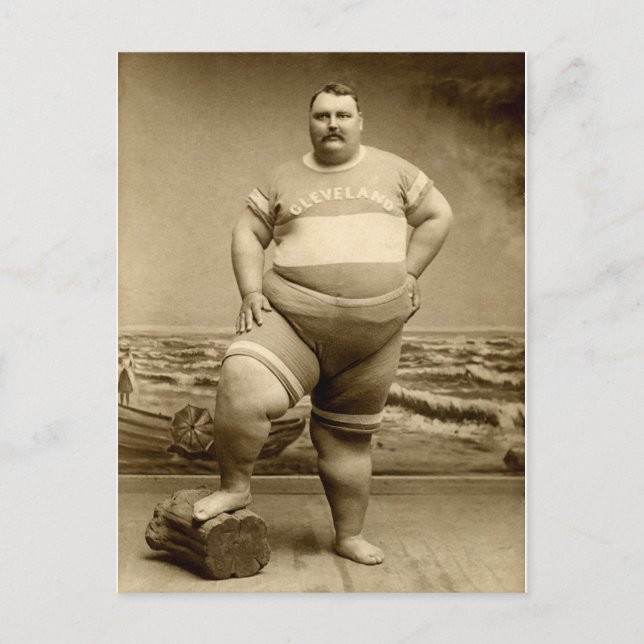 Postal C. 1890 El Gran Hombre (Anverso)