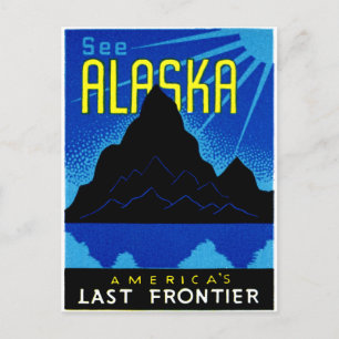 Postal C. 1935 Ver Alaska!
